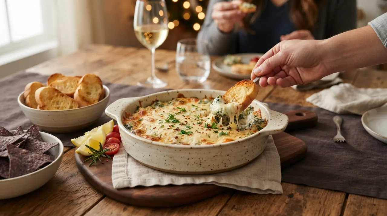 Baked Spinach Artichoke Dip