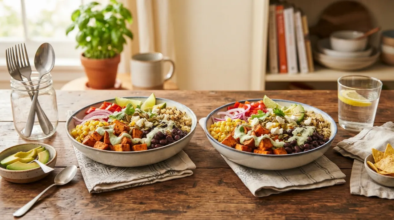 Black Bean Sweet Potato Bowls