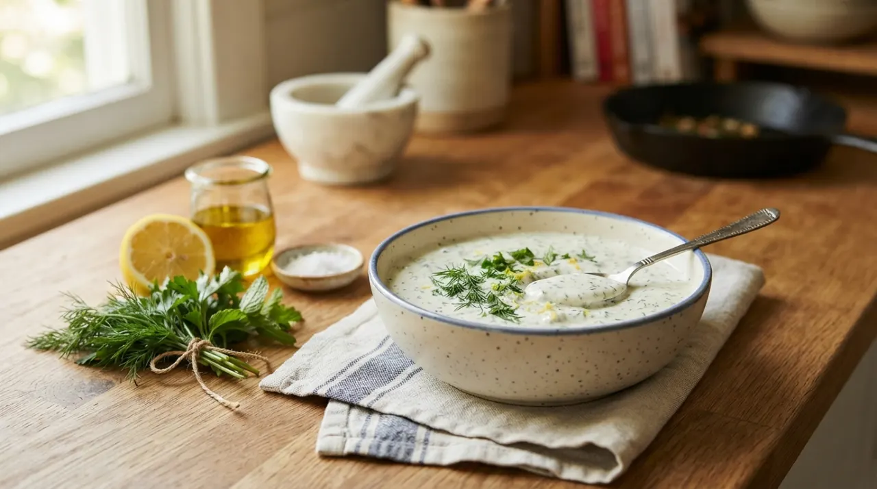 Lemon Herb Yogurt Sauce