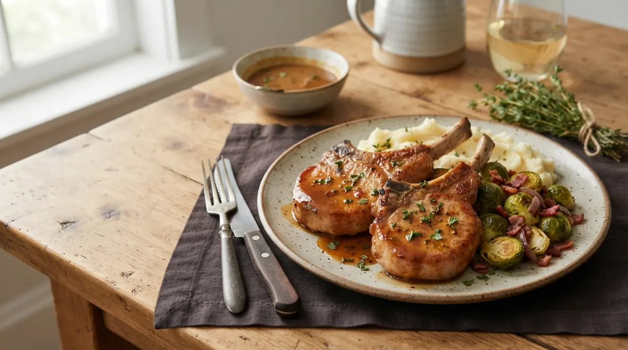Maple Dijon Pork Chops