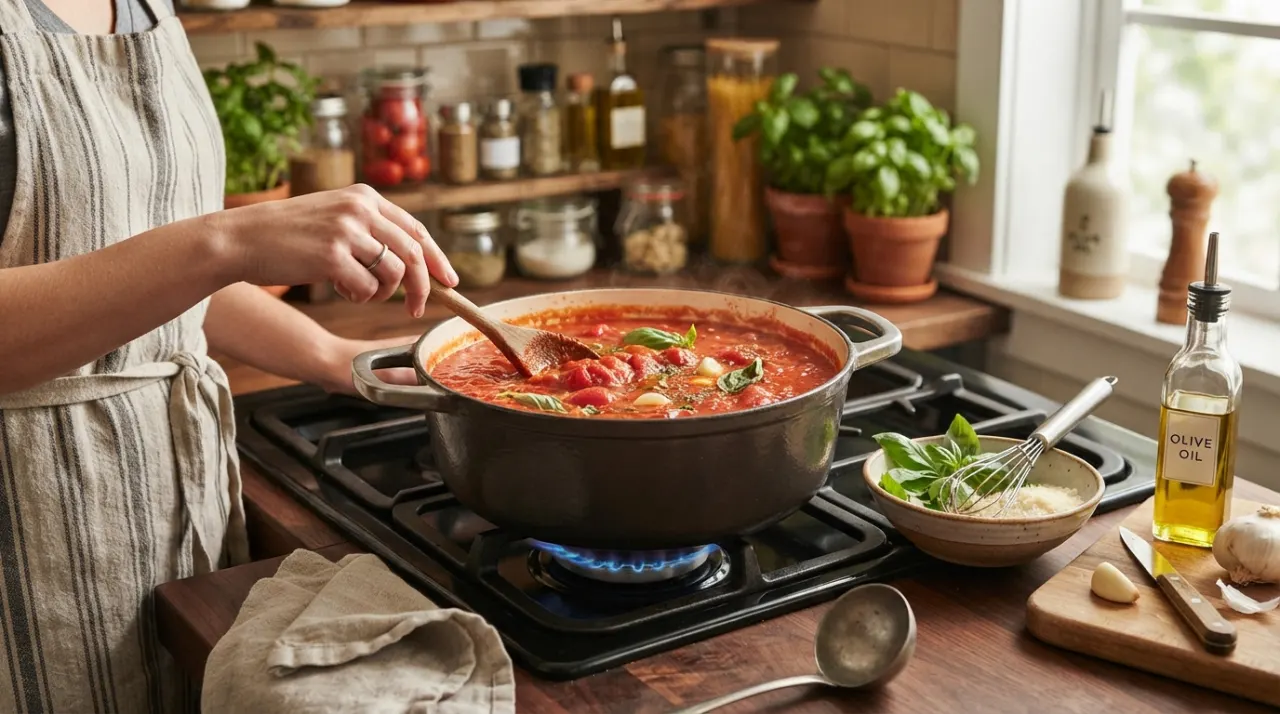 Quick Homemade Marinara